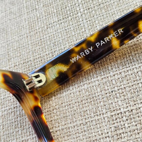 Warby Parker Women Eyeglasses Sunglasses Frame Brown Tortoise EVERETT 235 51[]19 main image 5